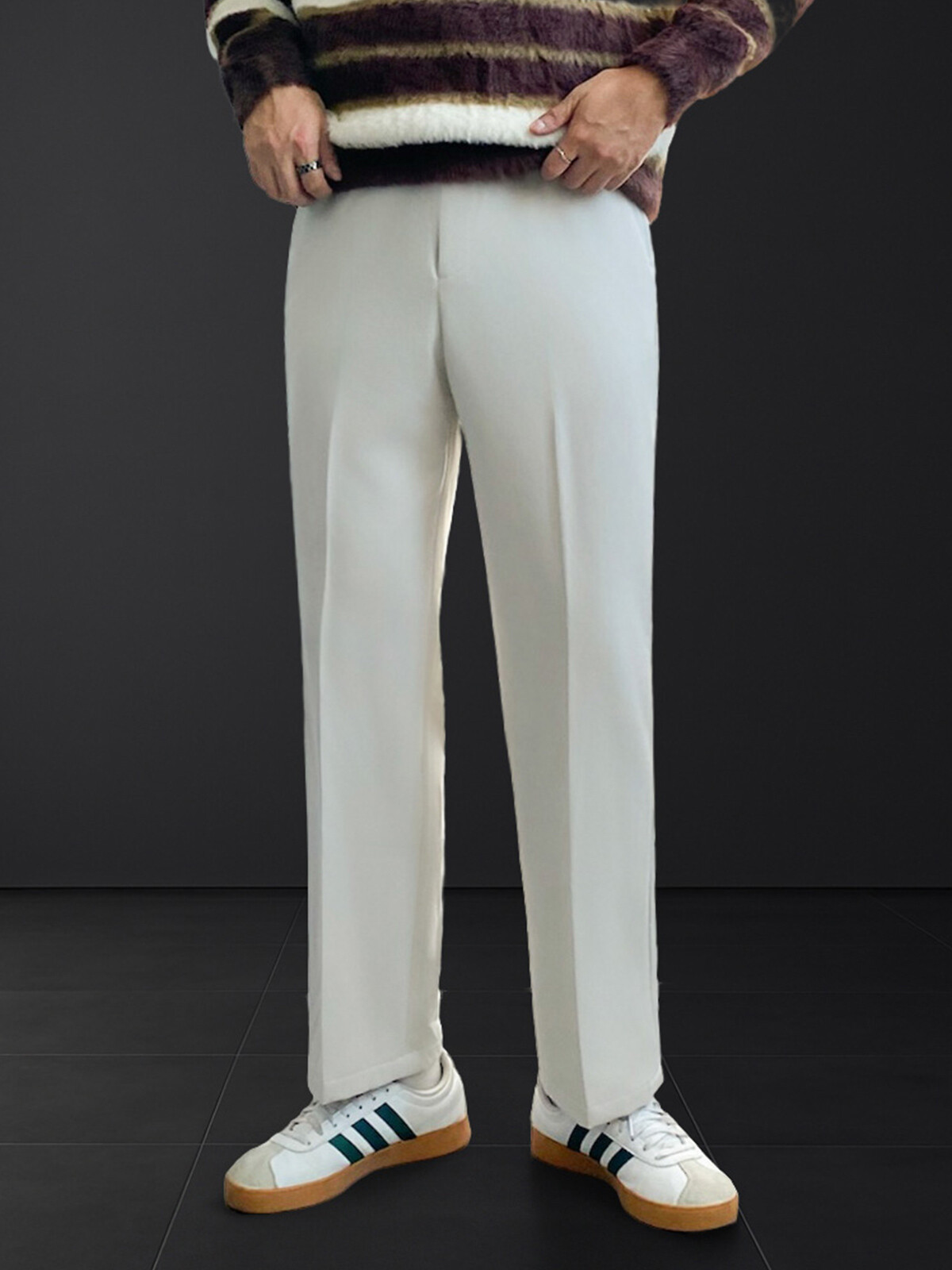 히터스 피치기모 겨울 세미와이드 슬랙스 (4color S-5XL) 9부 10부