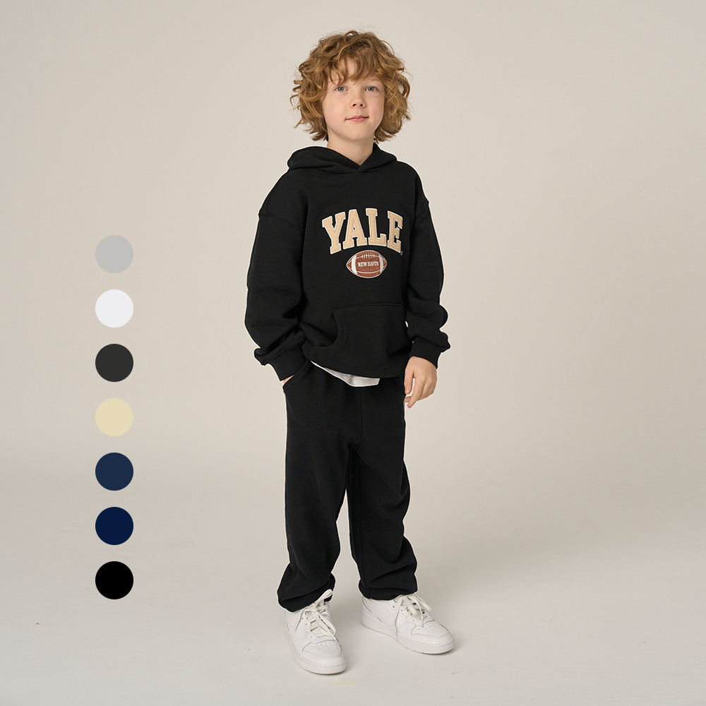 예일키즈 빅로고 에센셜 후드 상하복