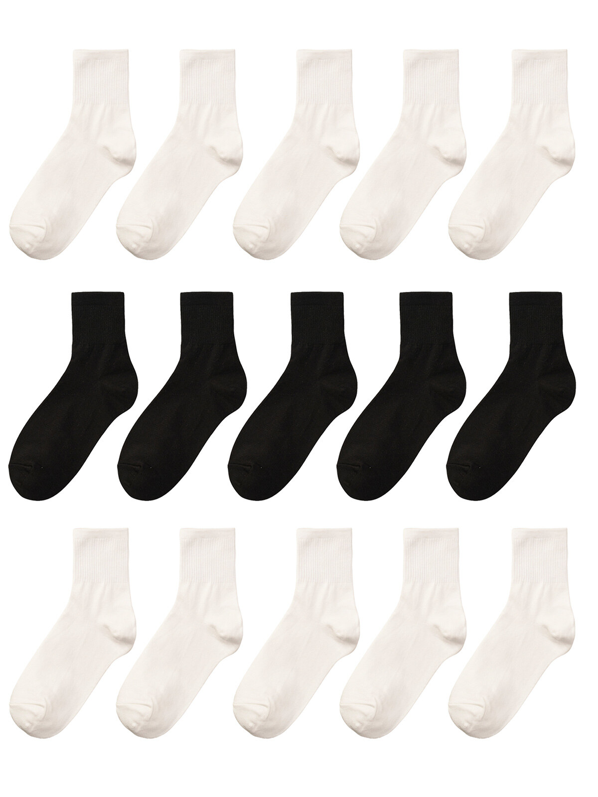 [10PACK] 남성 미들 크루 삭스  2colors