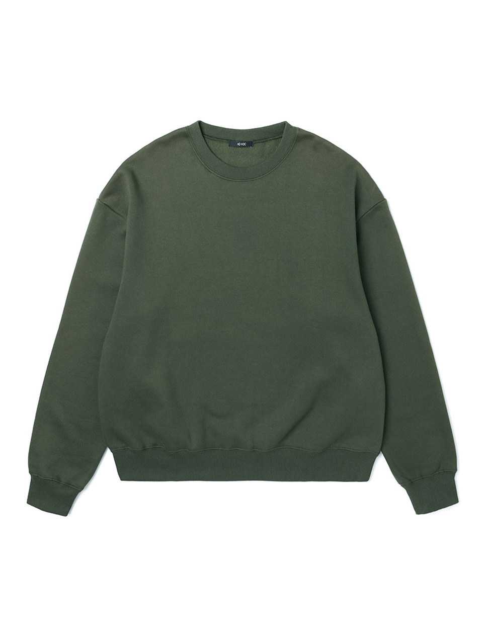 남여공용 베이직 기모 스웨트셔츠 (KHAKI) (HBCLTA7)