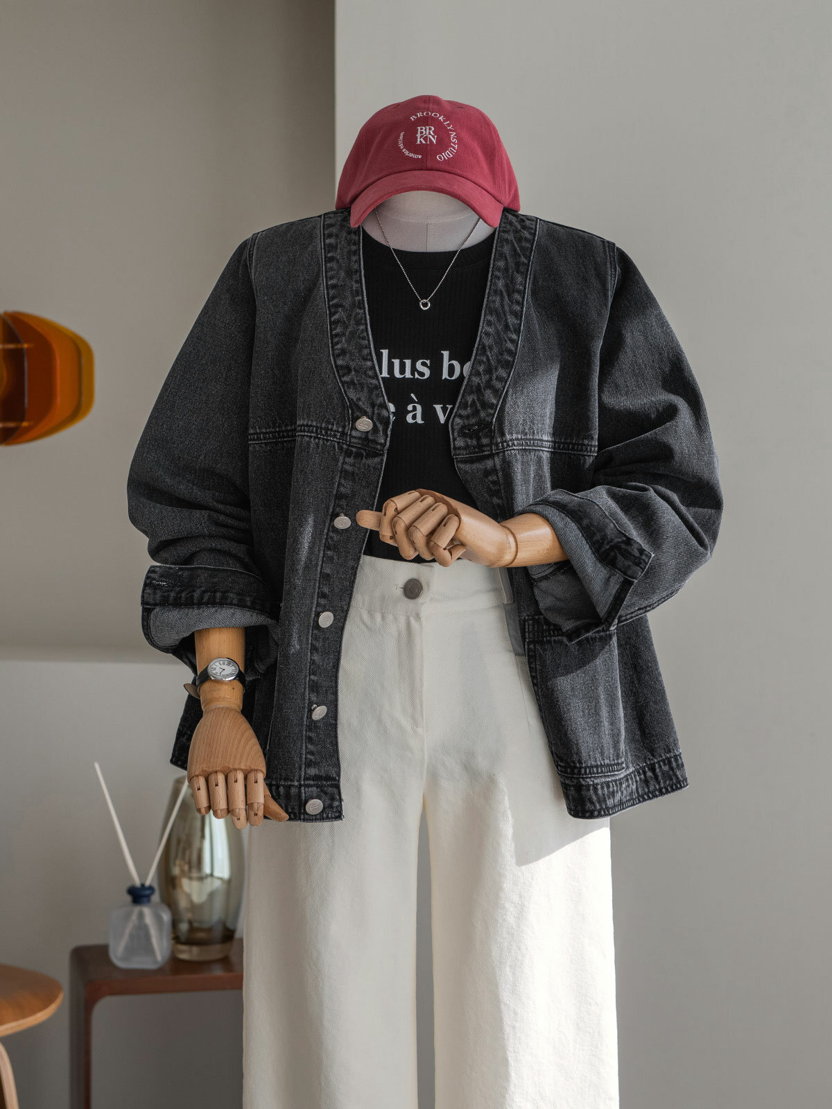 A. 데르멘 노카라 데님 자켓[자켓D1203H02] 빅사이즈