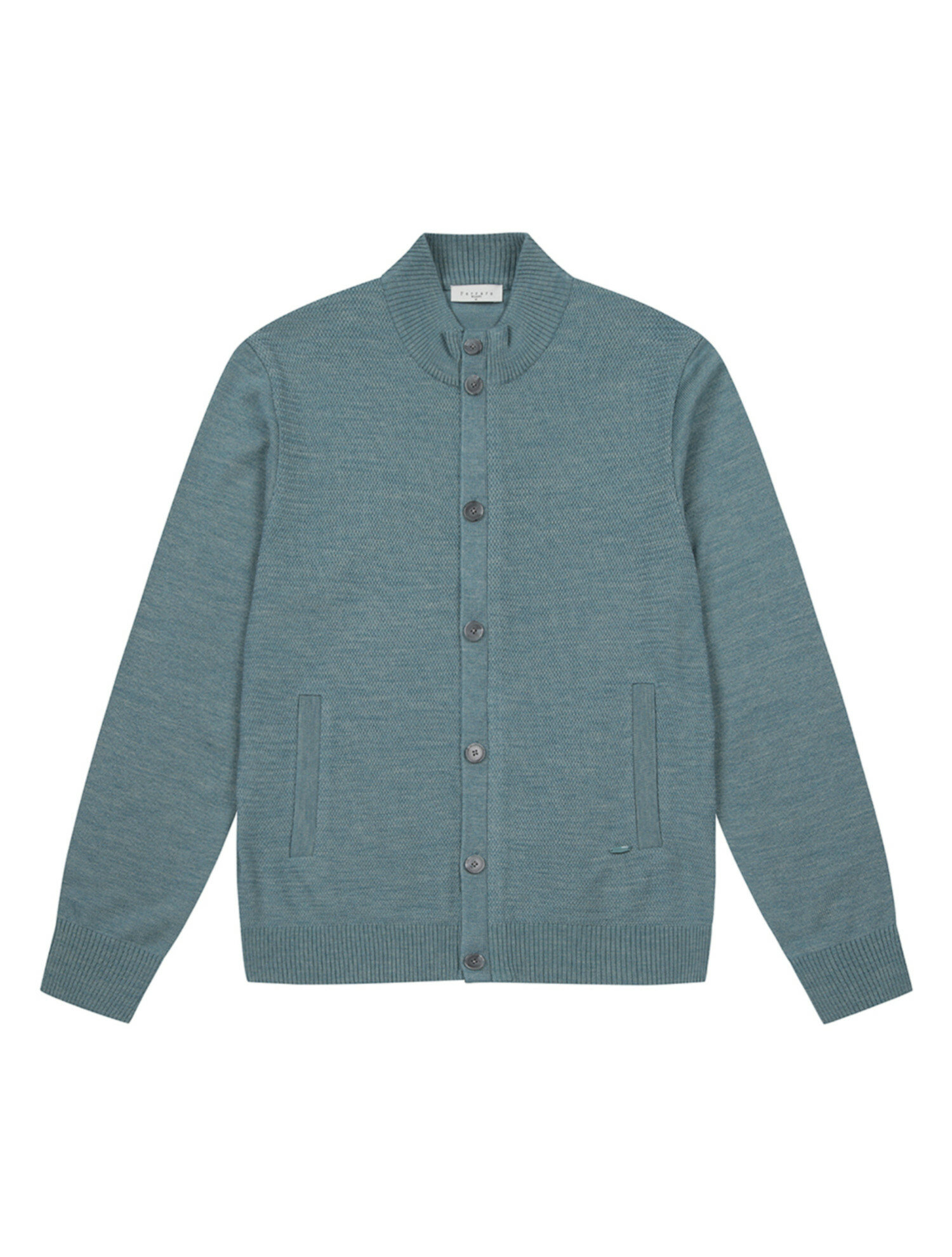 남성 울 혼방 집업 가디건 민트 (ASC510120)