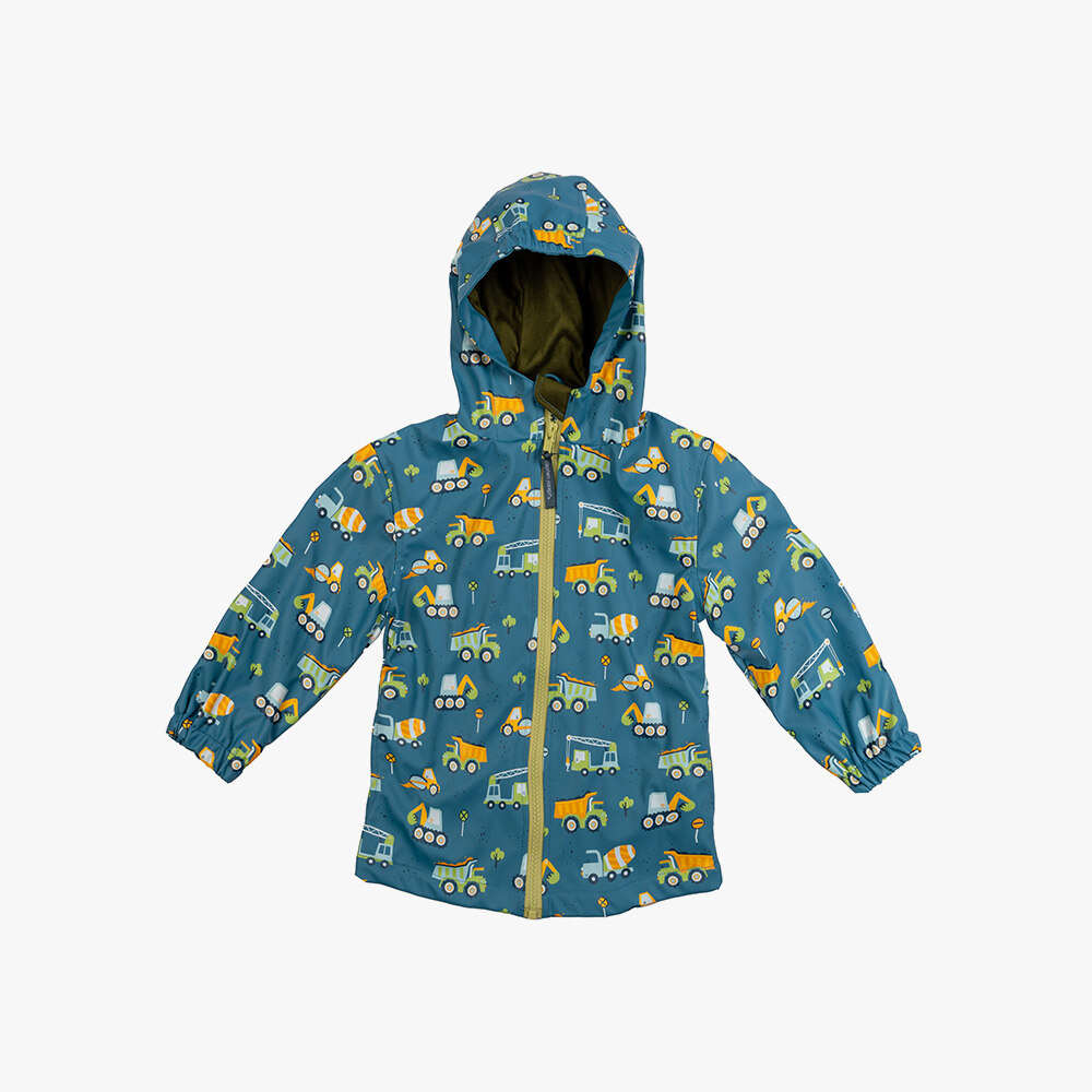 프린티드 레인코트(바람막이 점퍼) 중장비B