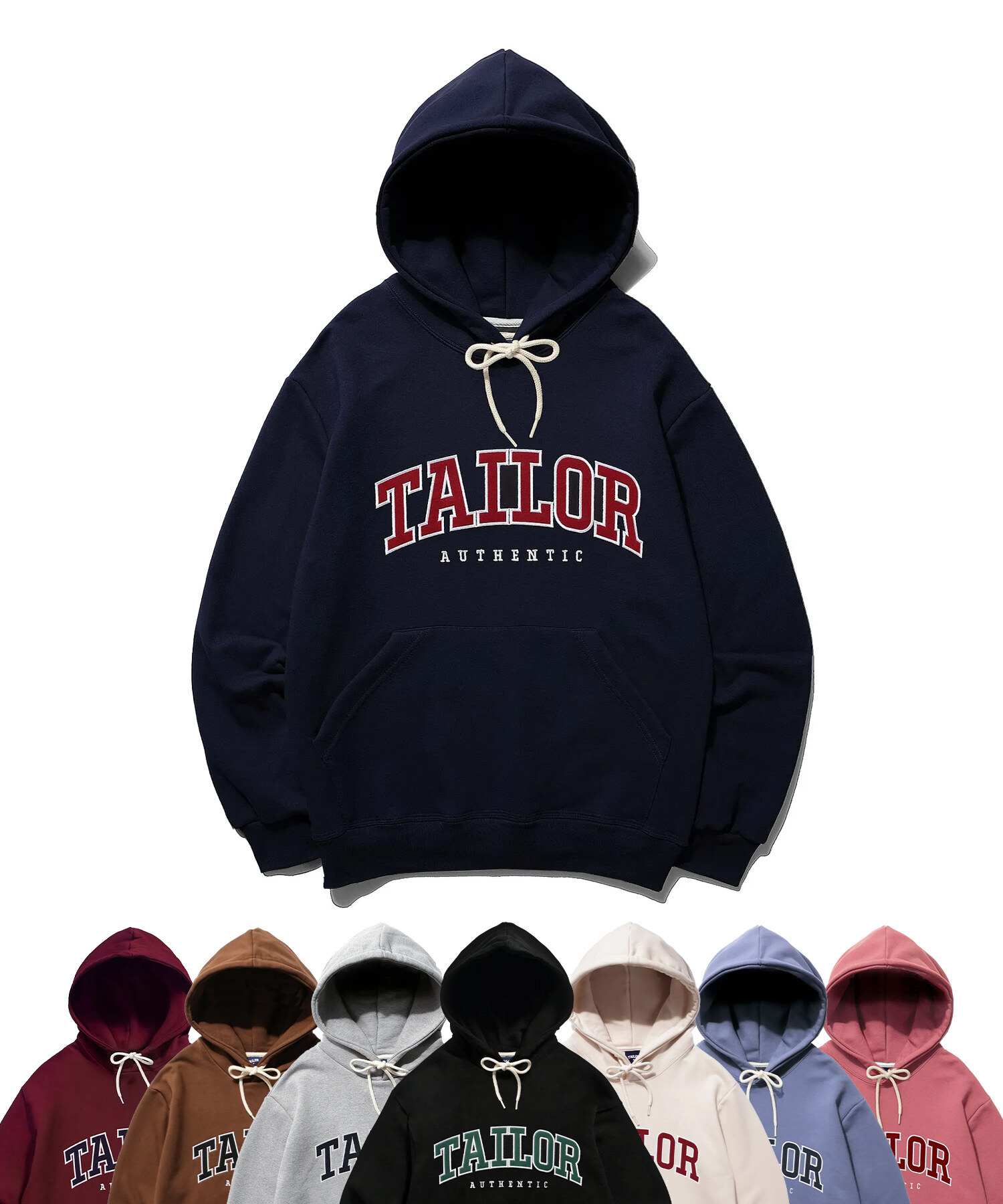 테일러스튜디오 로고 후드티