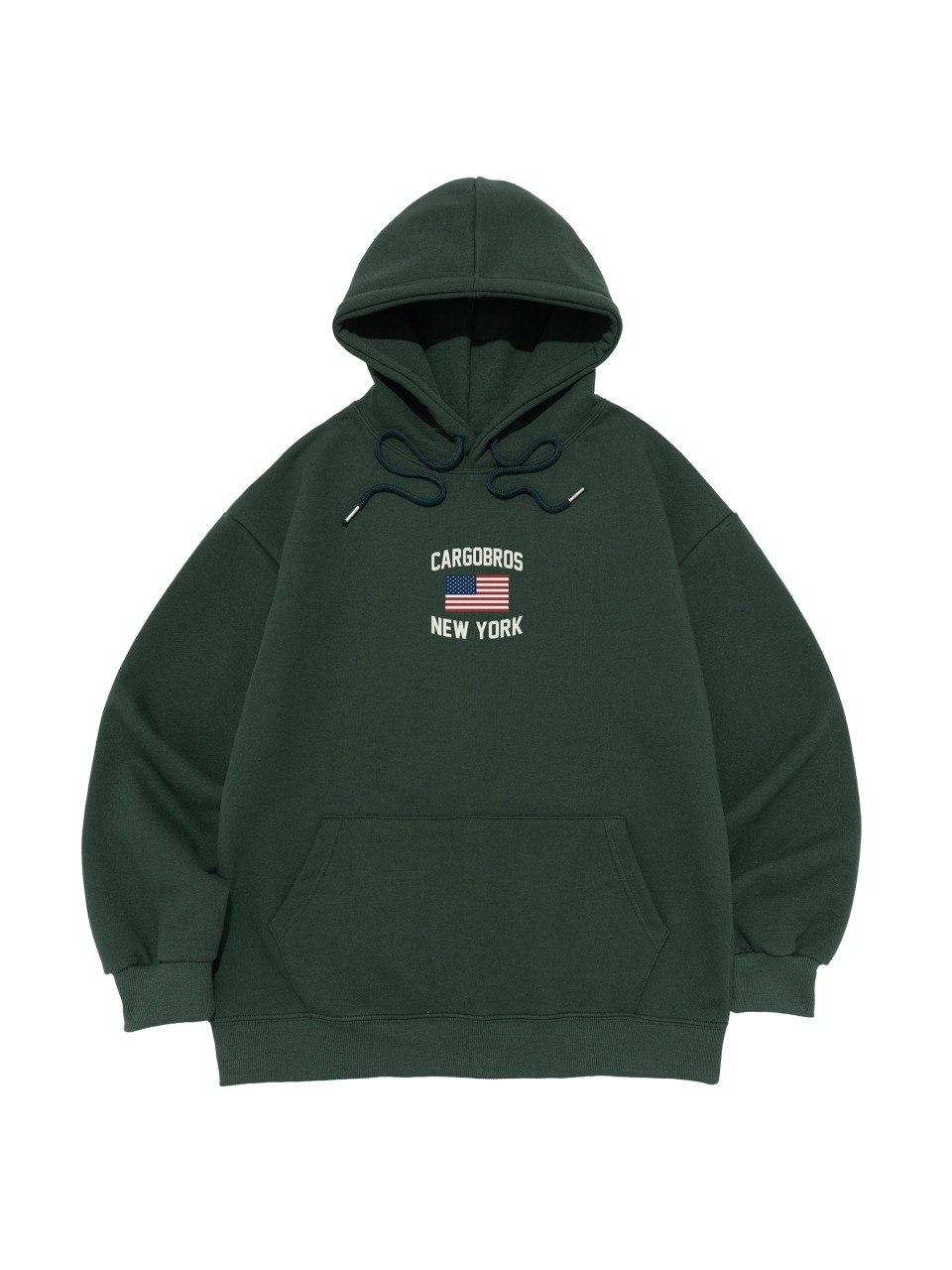 AMERICAN NEWYORK HOOD T-SHIRT (GREEN)