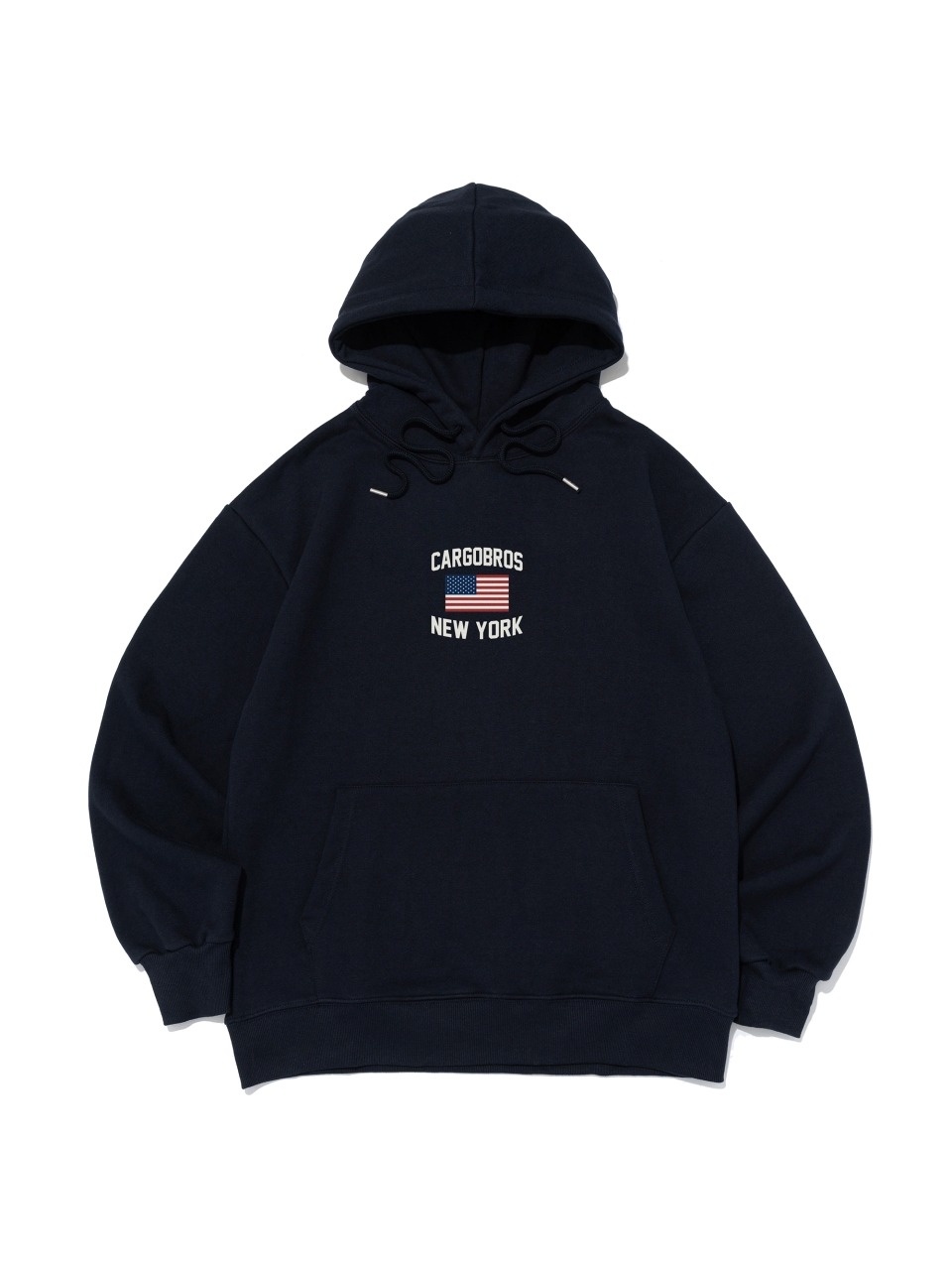 AMERICAN NEWYORK HOOD T-SHIRT (NAVY)