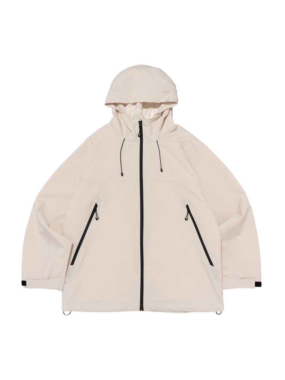 ESSENTIAL COMFORT WINDBREAKER JACKET (IVORY)