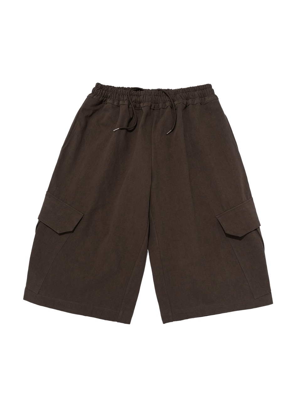 BIO CROP BERMUDA CARGO PANTS (BROWN)
