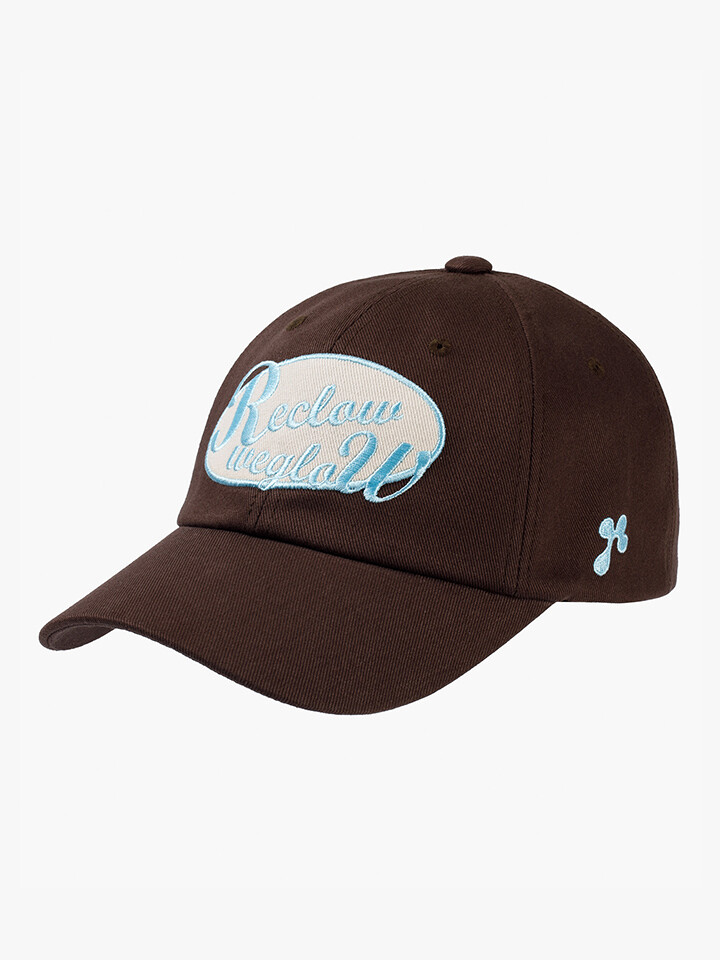 GLOW 로고 볼캡 BROWN