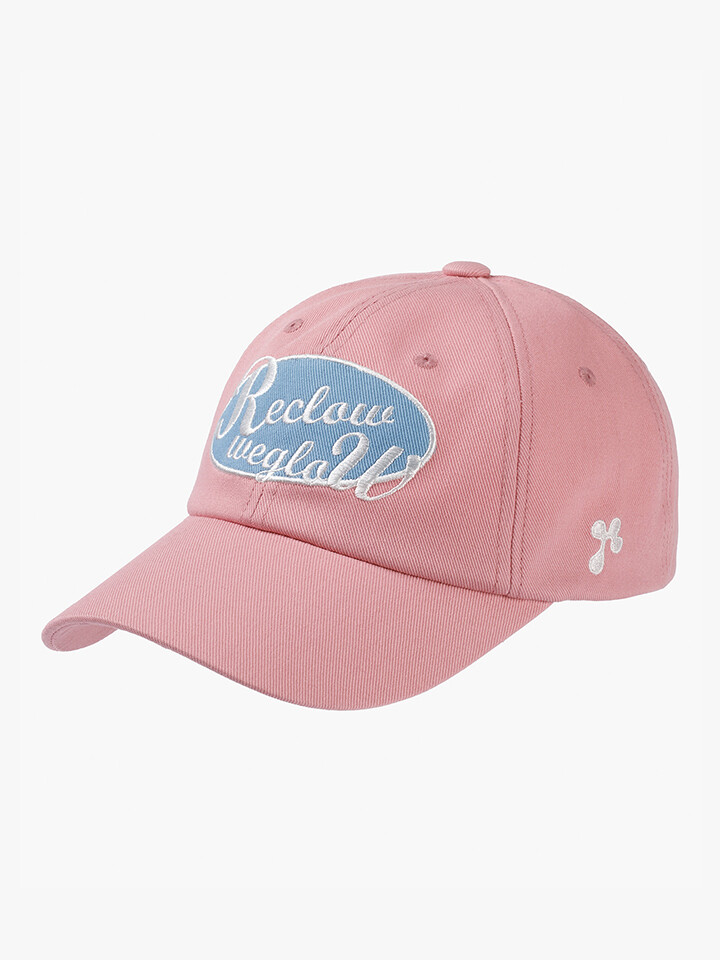  GLOW 로고 볼캡 PINK