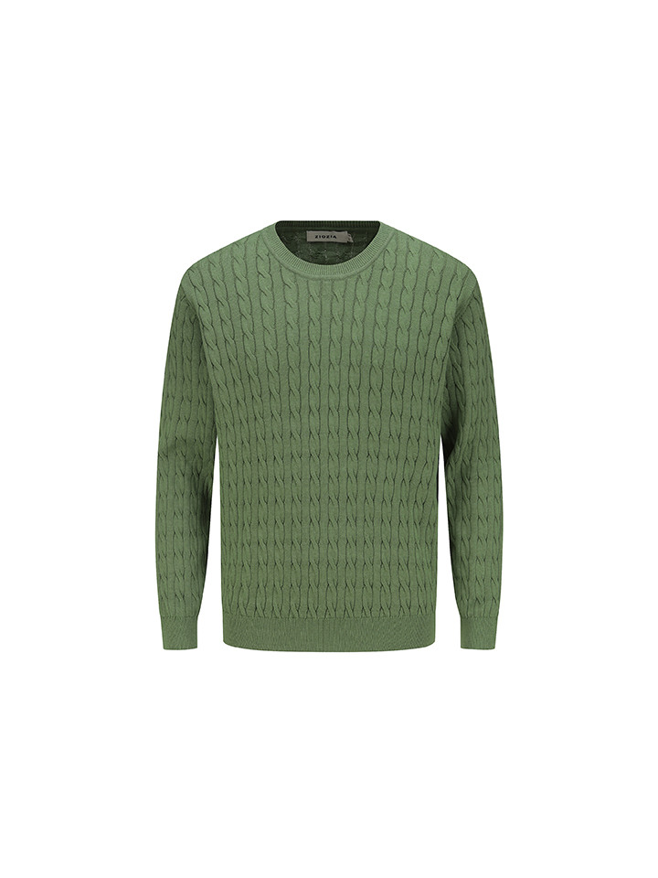 남성) 수피마 코튼 케이블 니트