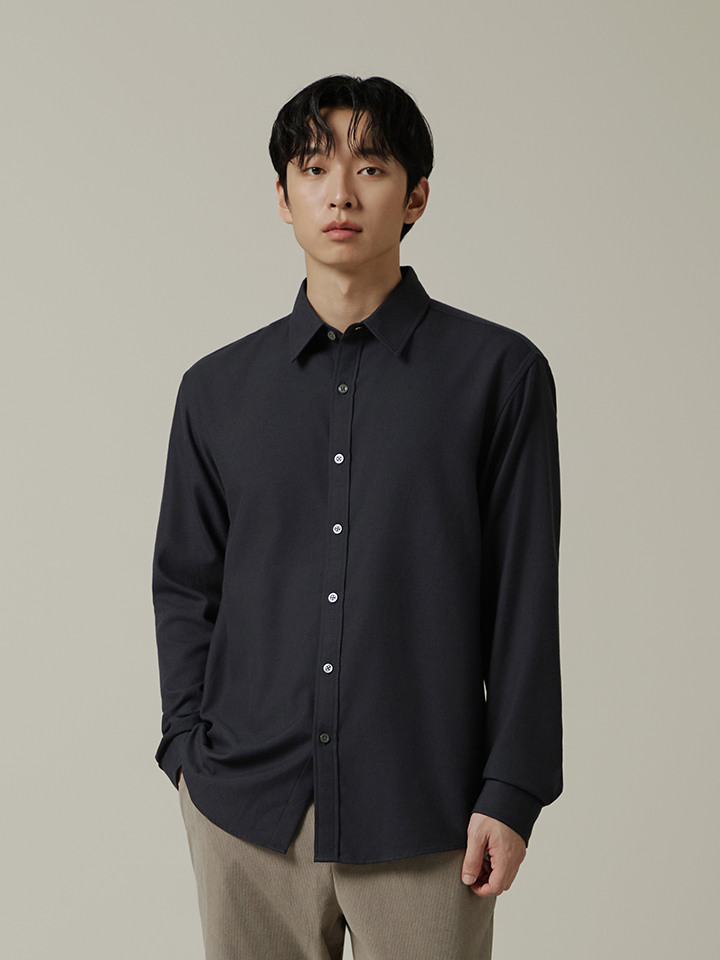 남성) 플란넬 긴팔 셔츠