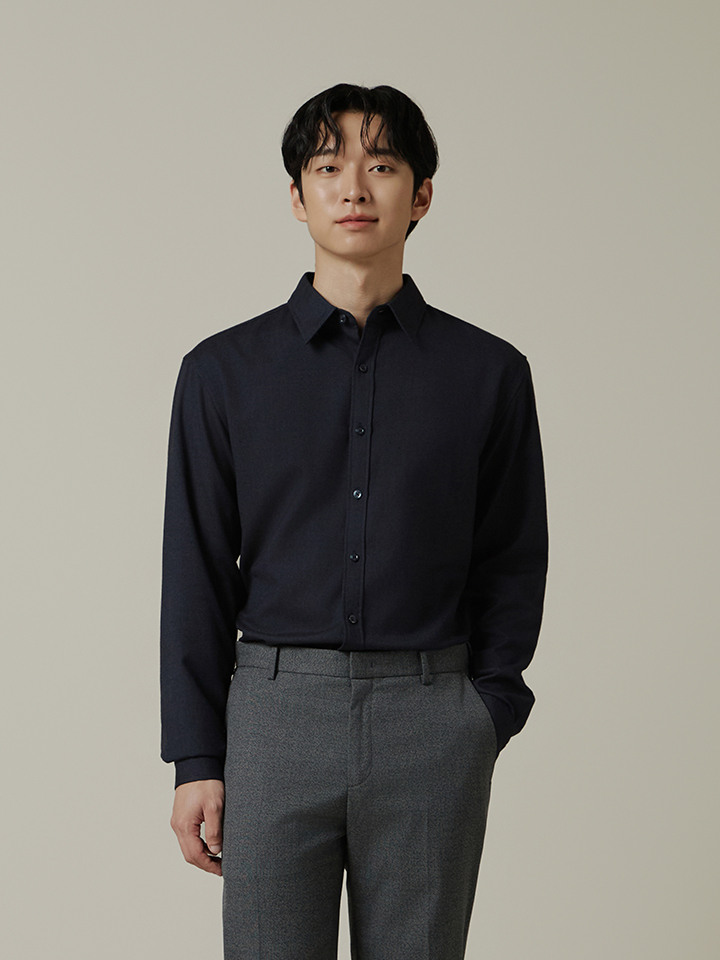남성) 플란넬 긴팔 셔츠