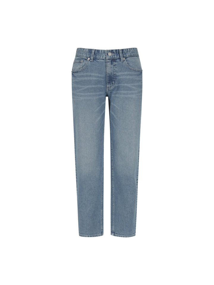 남성) 테이퍼드 크롭 데님 팬츠