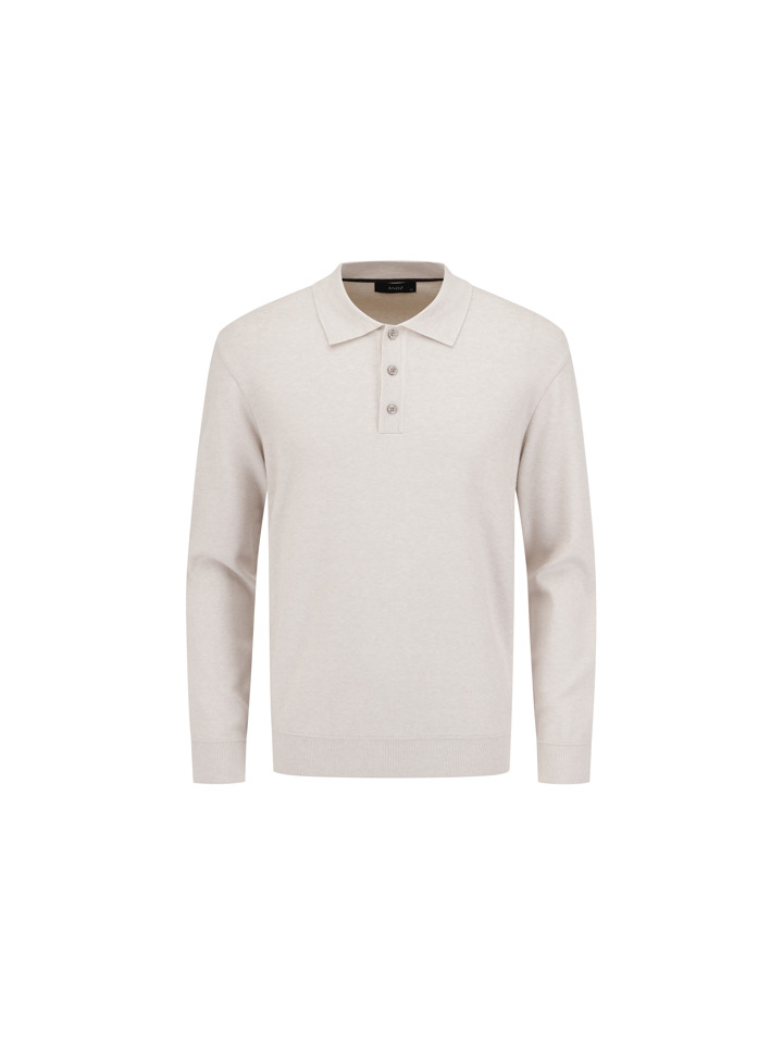 남성) 카라넥 플레인 니트