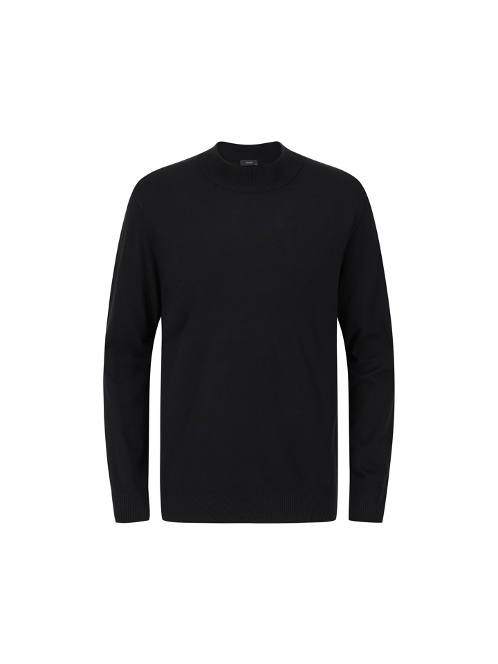 남성) 모크넥 플레인 니트