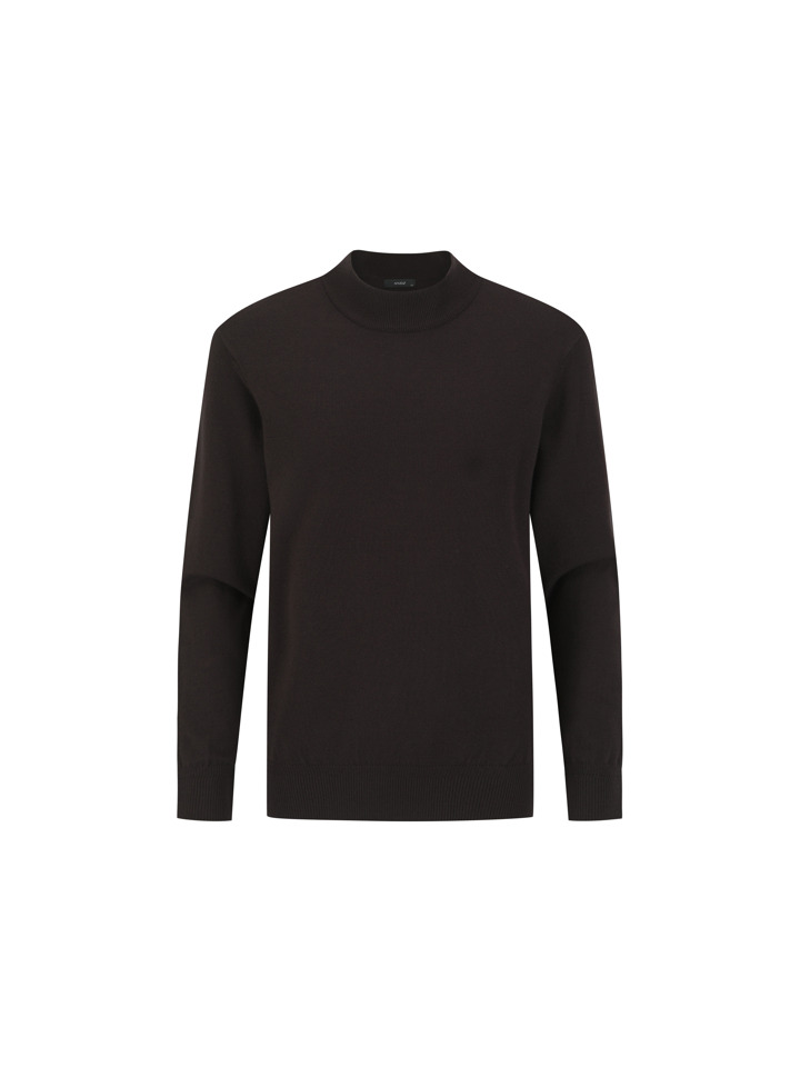 남성) 모크넥 플레인 니트