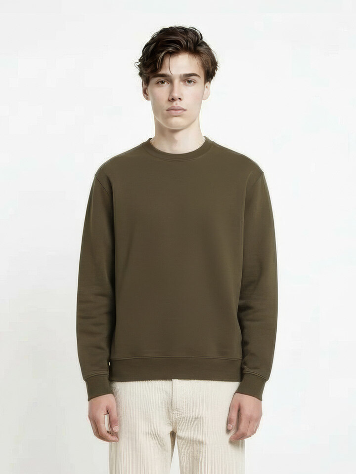 남성) 기모 플리스 맨투맨