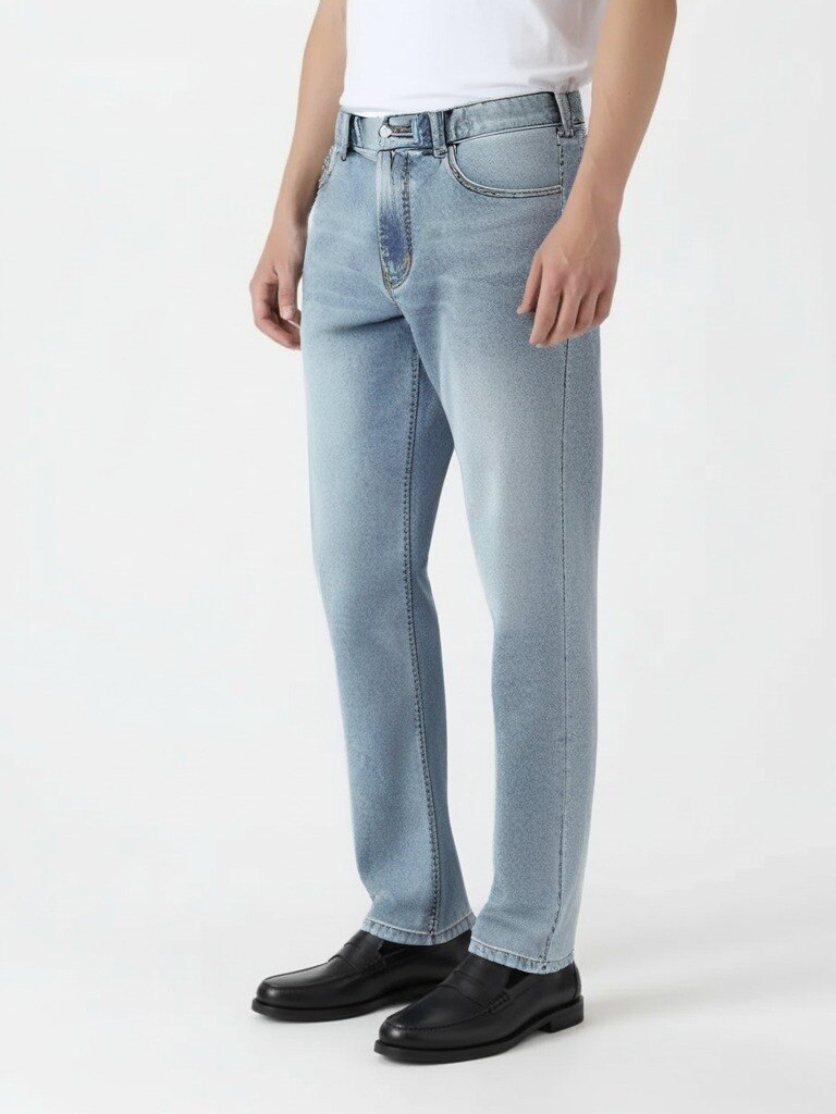 남성) 테이퍼드핏 데님 팬츠