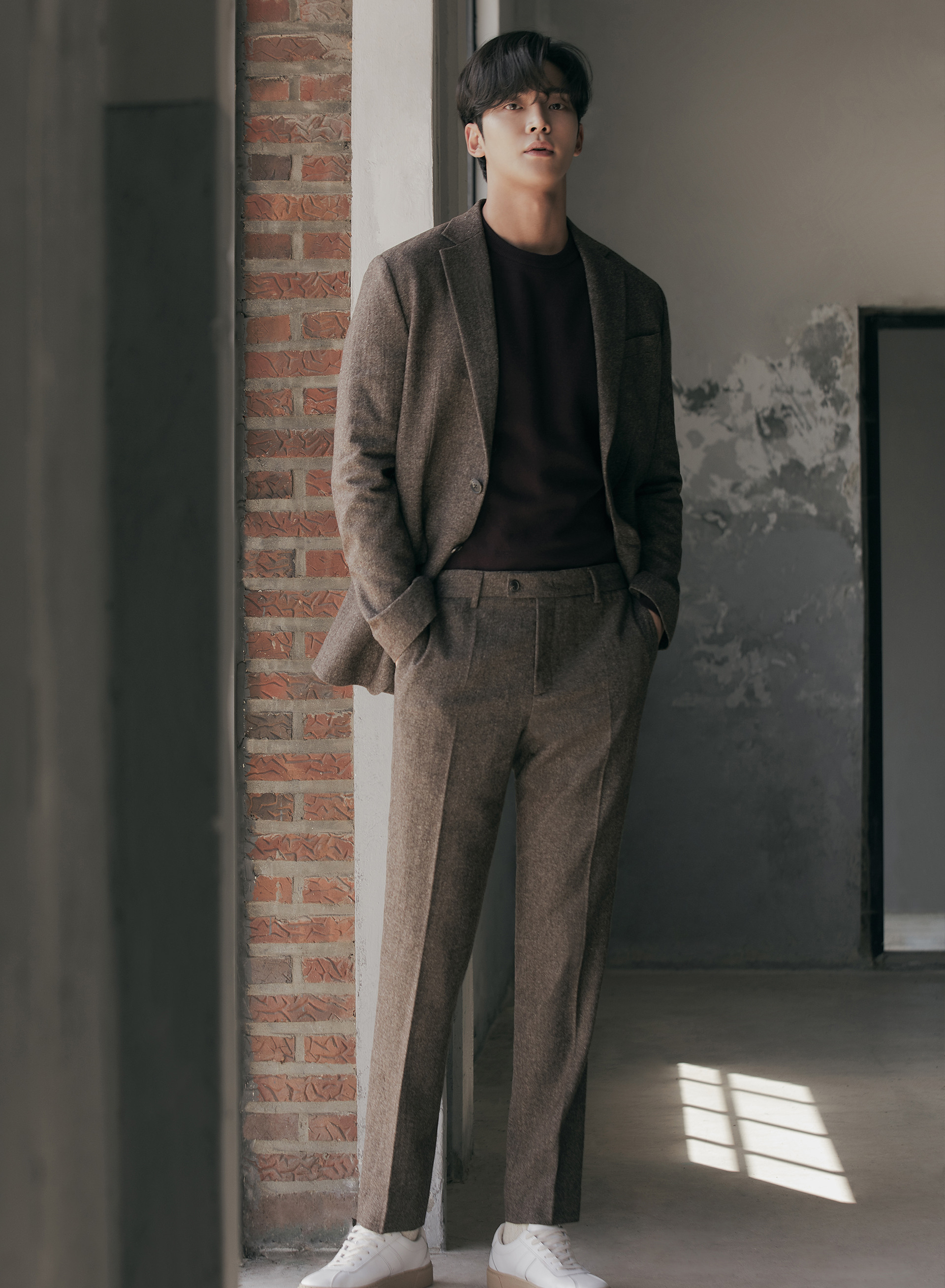 GOODWEAR MALL 헤리티지 트위드 울 팬츠