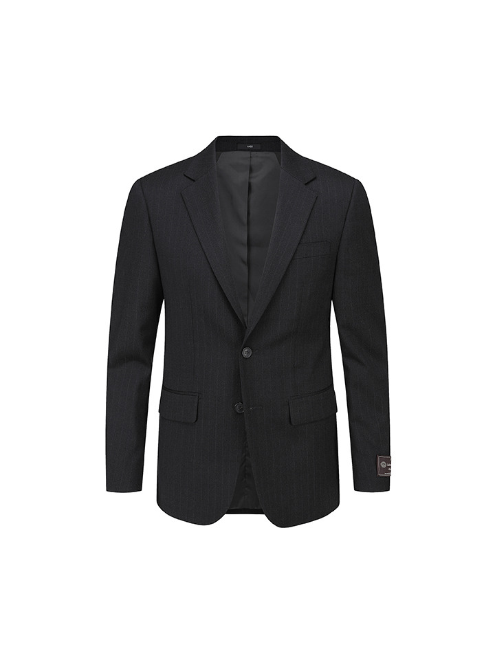 남성) 스트라이프 그레이 정장 상의
