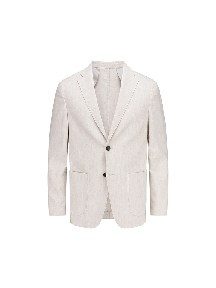 남성) 린넨혼방 스티치 단품 자켓
