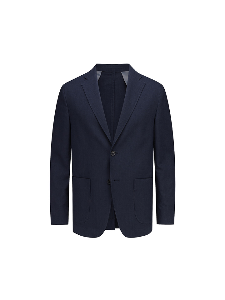 남성) 린넨혼방 스티치 단품 자켓