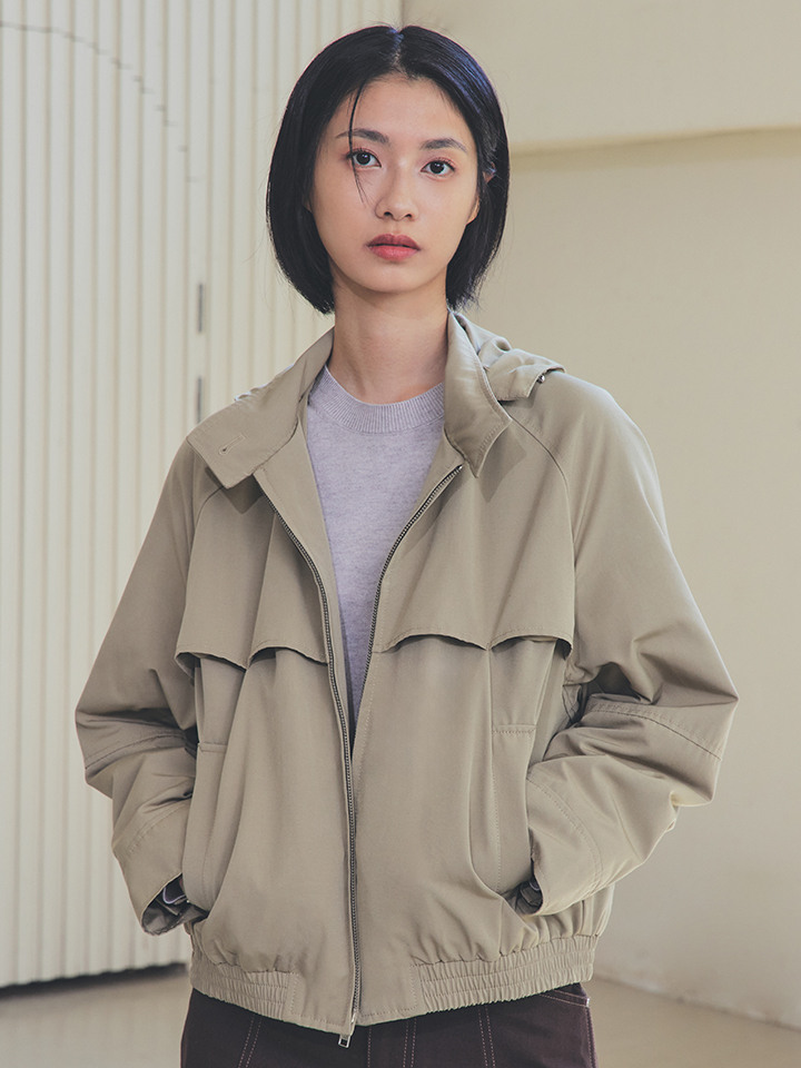 여성) 후드 디테쳐블 패딩바머