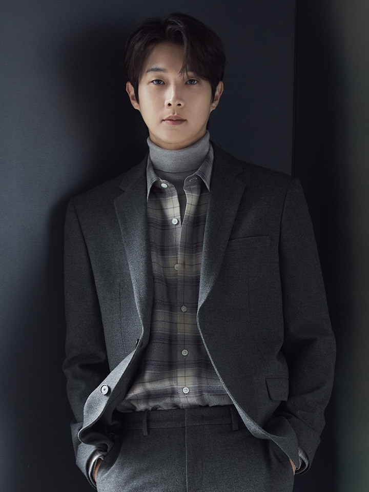 남성) 패턴 기모 블레이저