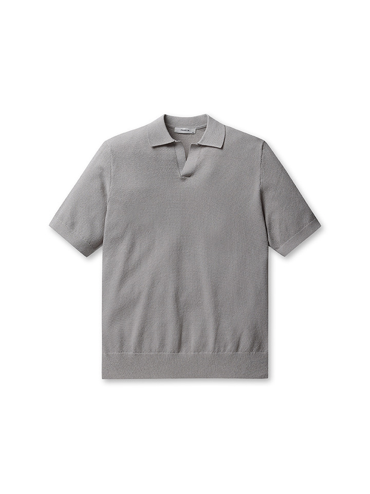 남성) 슬릿넥 카라 스웨터