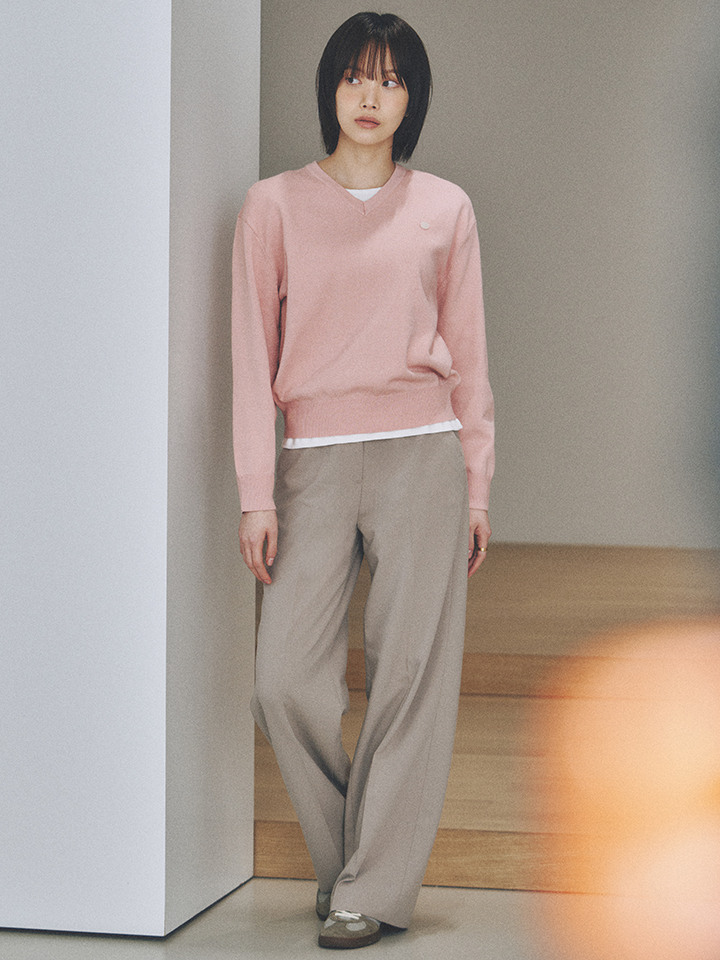 여성) 풀밴딩 와이드 팬츠