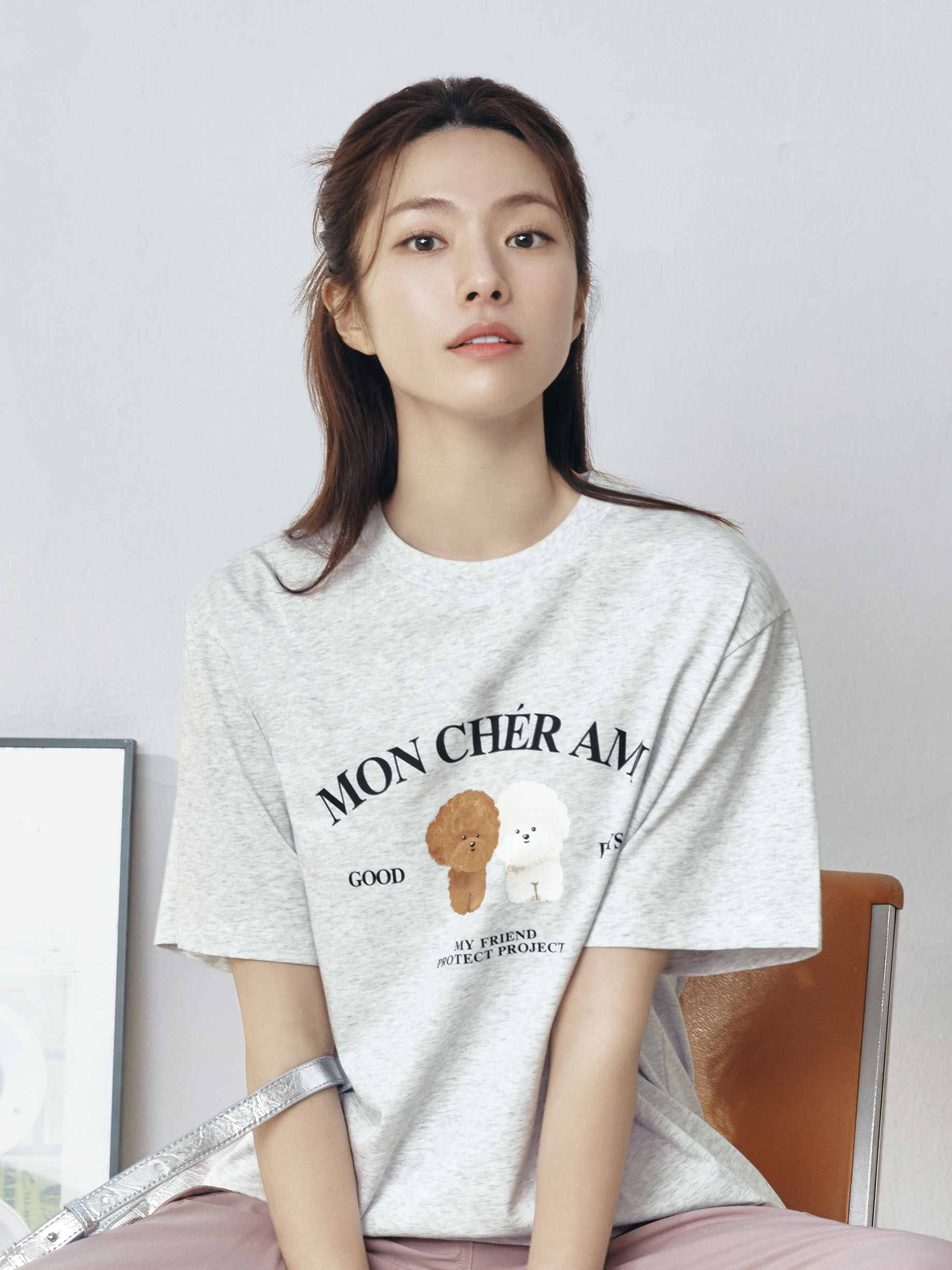 여성) 프로젝트멍 그래픽 반팔티