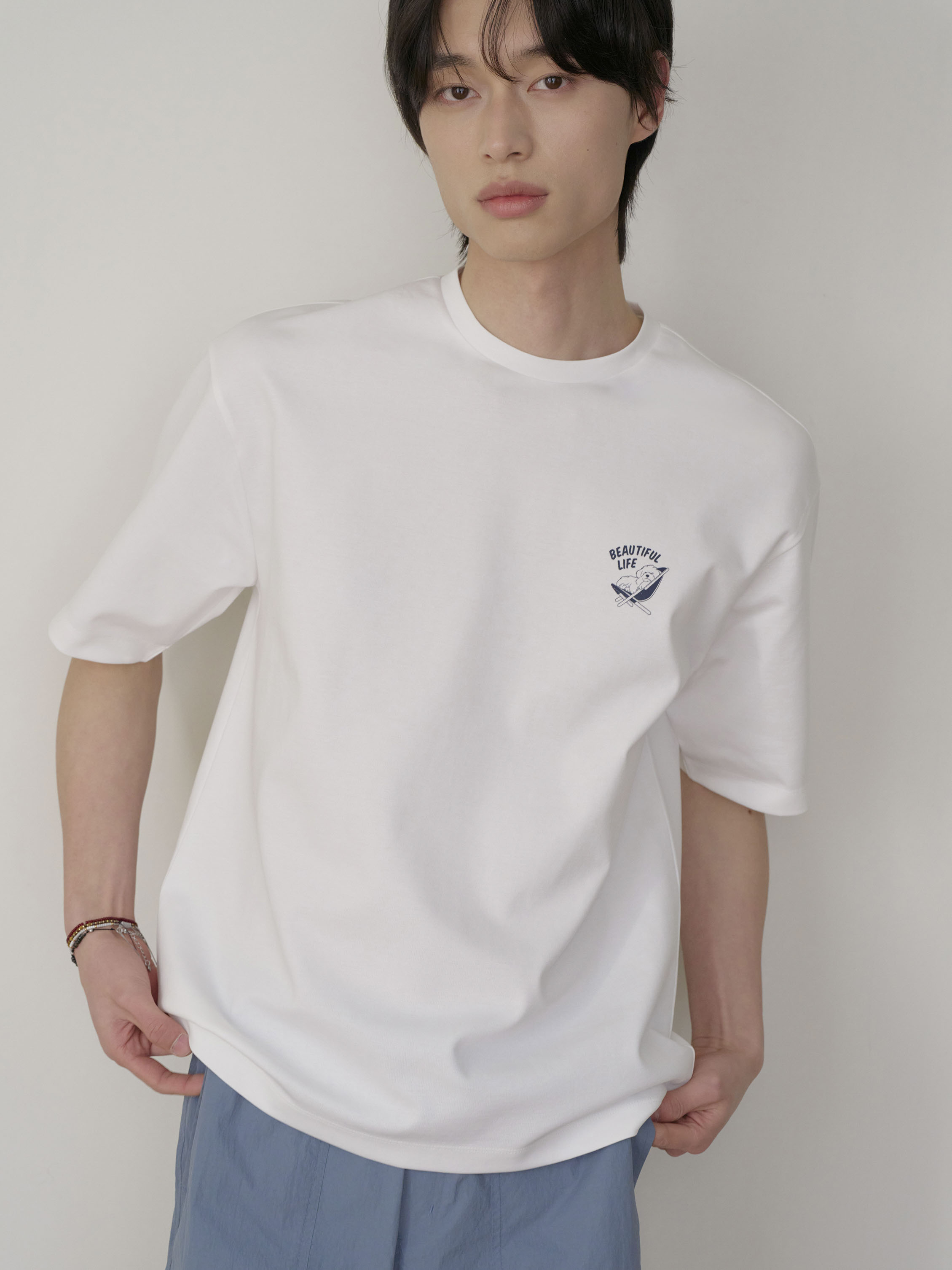 공용) 쿨텐션 등판 그래픽 반팔티