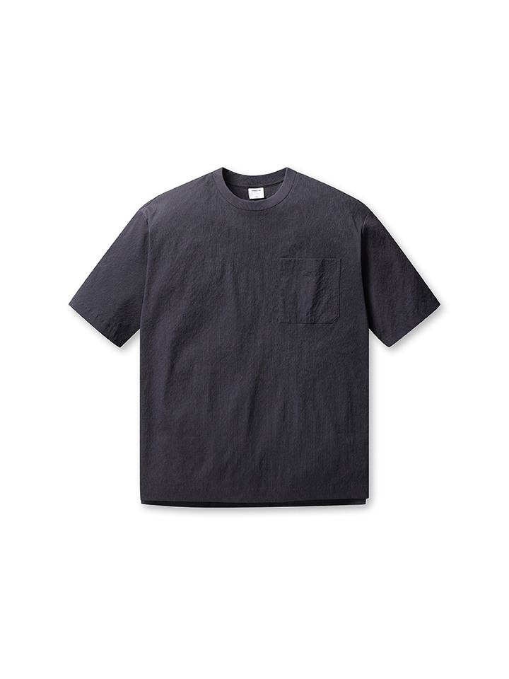 남성) 크링클 우븐 반팔티