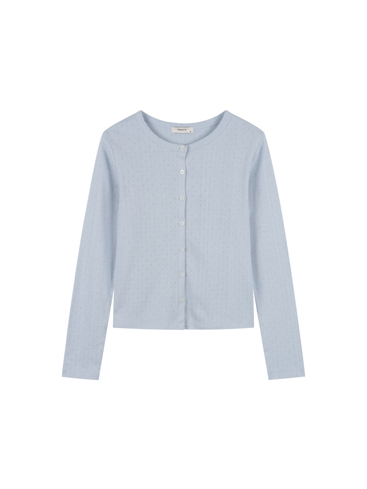 여성) 라운드넥 가디건