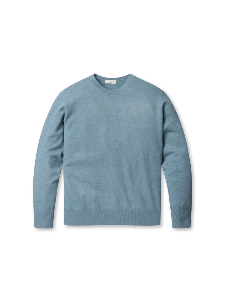 남성) 플레인 라운드 스웨터