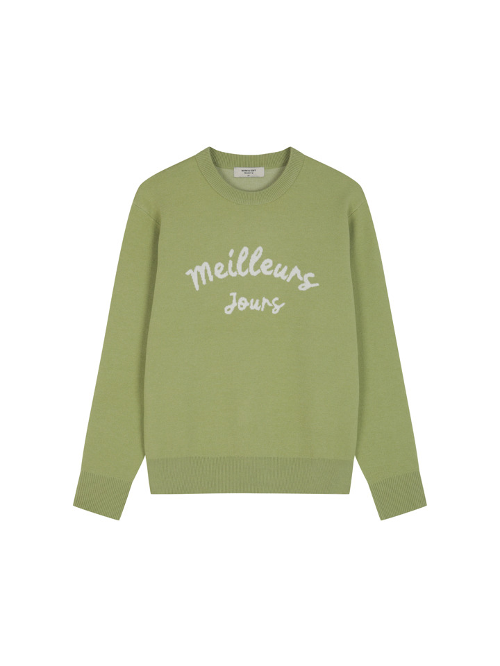 여성) 레터링 니트