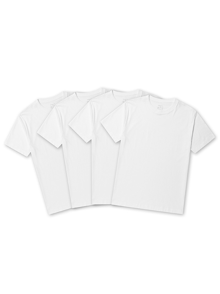 공용) 코튼 반팔티 4PACK