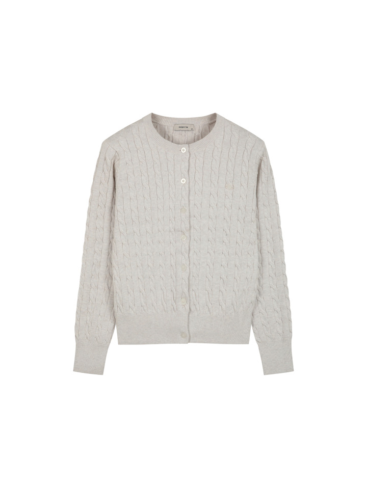 여성) 케이블 가디건