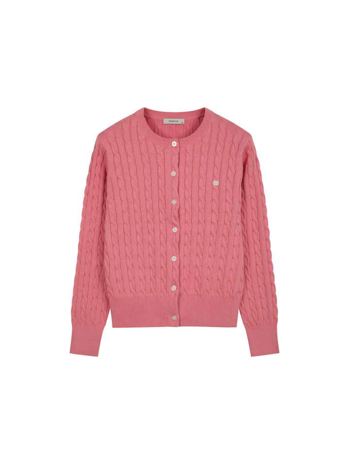 여성) 케이블 가디건