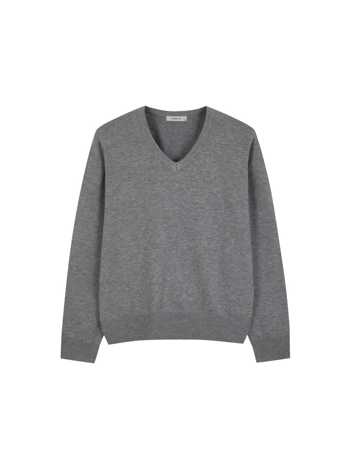 여성) 브이넥 스웨터