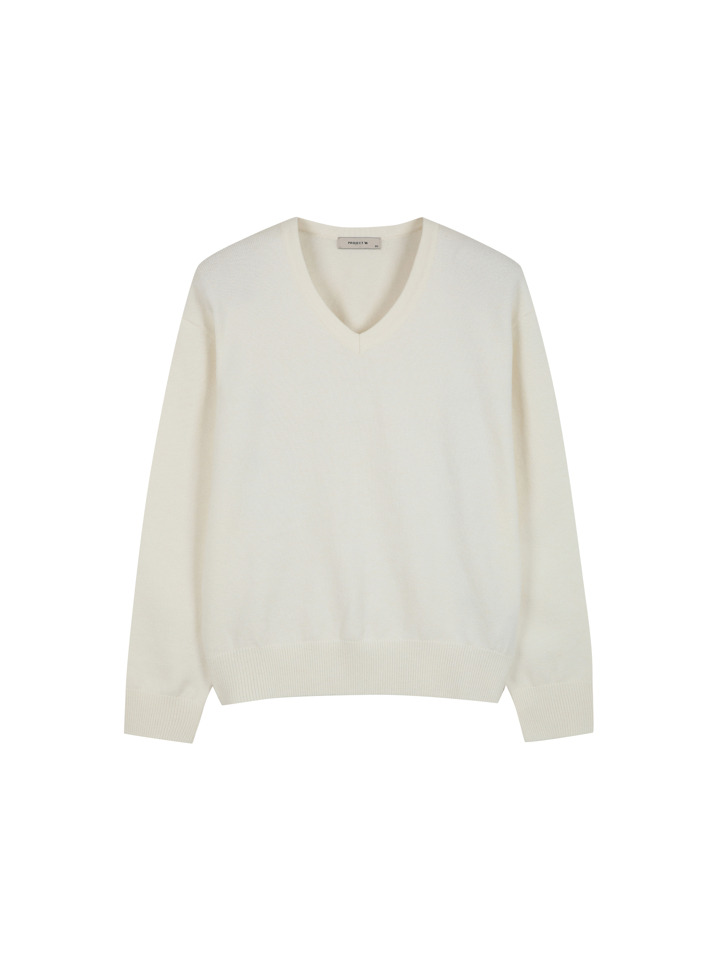 여성) 브이넥 스웨터