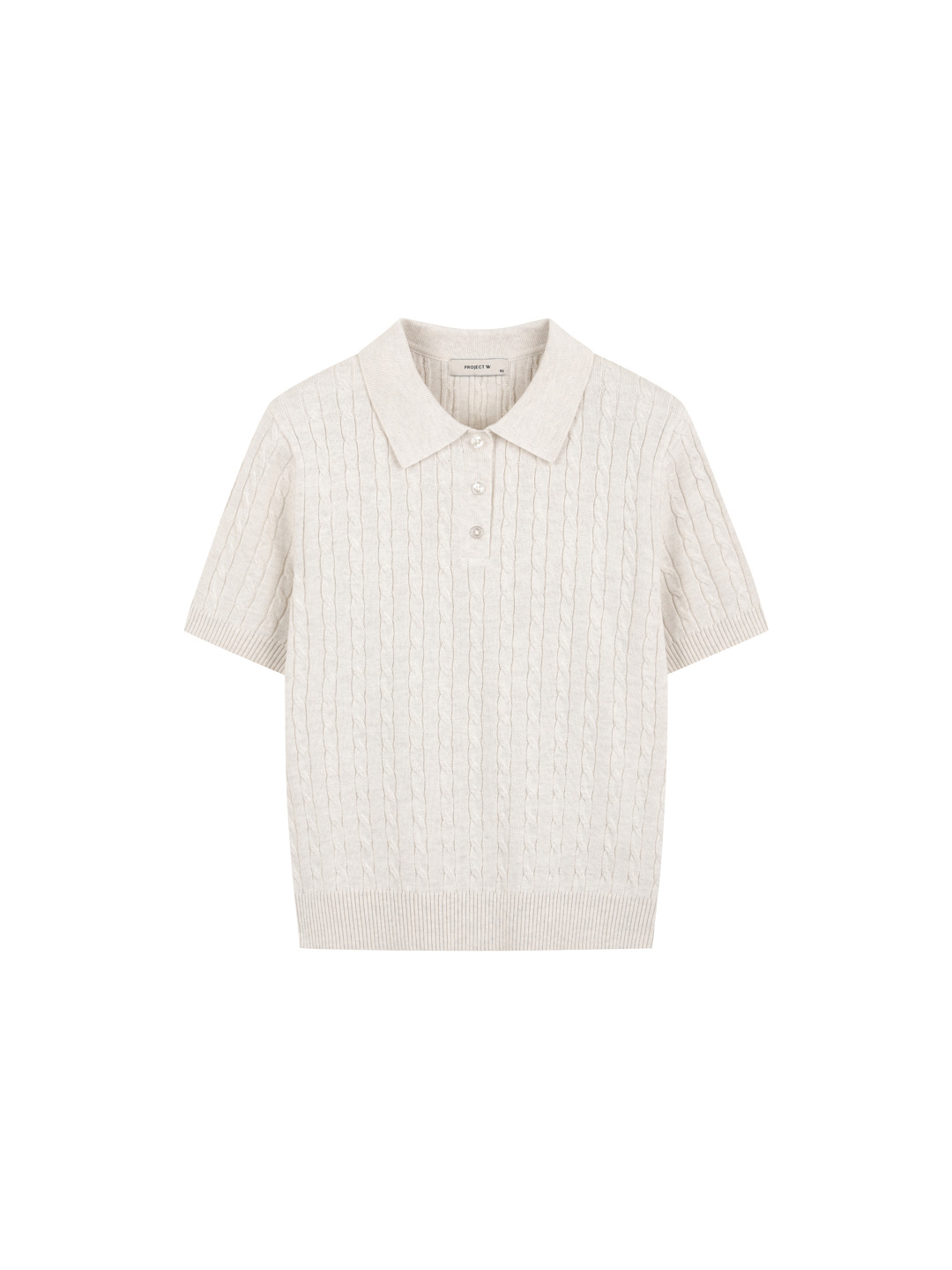 여성) 버튼카라 스웨터