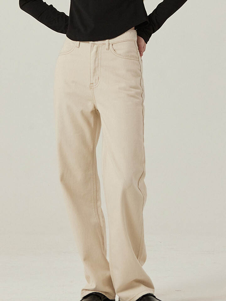 코튼 트윌 팬츠