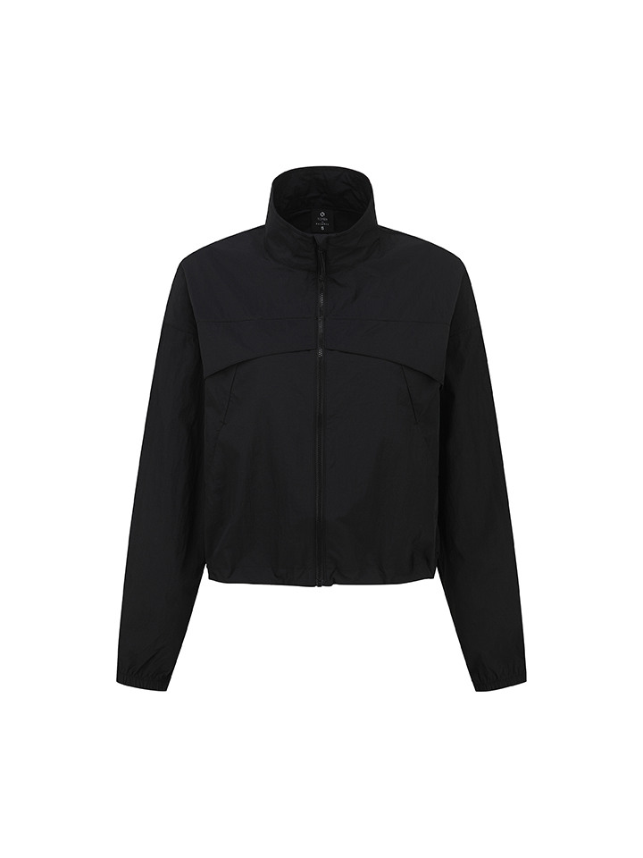 여성) 경량 하이넥 집업