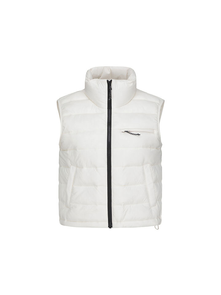 여성) 크롭 패딩 베스트