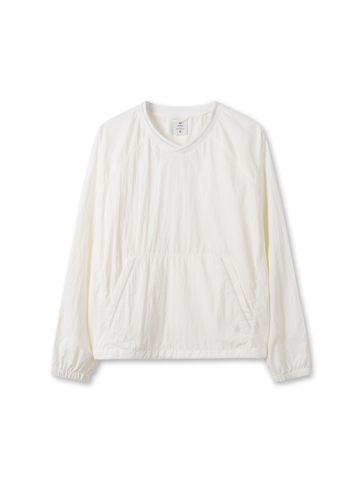 여성) 라이트 우븐 맨투맨