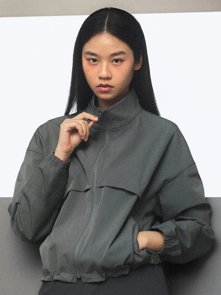 여성) 스트레치 하이넥 점퍼