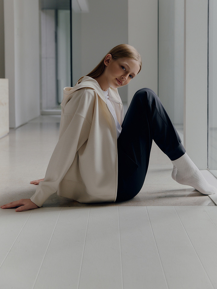 여성) 웜 수퍼 스트레치 카고 조거 팬츠