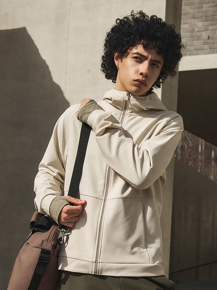 남성) 웜 수퍼스트레치 후드 집업